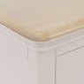 Broadway 3 Drawer Compact Bedside Table in Grey Mist