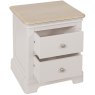 Broadway 2 Drawer Bedside Table in Grey Mist