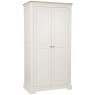 Broadway Double Wardrobe In Grey Mist on a white background