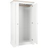 Broadway Double Wardrobe in White