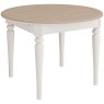 Broadway Round Extending Dining Table & 4 Chairs in Grey Mist