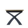 Heritage Editions Blue 2m Fixed Dining Table And 4 Upholstered Chairs white background white background