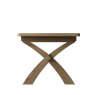 Heritage Editions Oak 2m Fixed Dining Table And 4 Upholstered Chairs white background