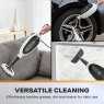 Daewoo Handheld 12 In 1 Steam Mop upholstery, wheel, and window cleaning