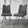 Stockholm Grey Swivel Dining Chair lifestyle image