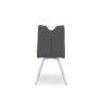 Stockholm Grey Swivel Dining Chair white background