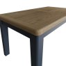 Heritage Editions Blue 1.8m Butterfly Extending Dining Table on a white background