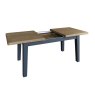 Heritage Editions Blue 1.8m Butterfly Extending Dining Table on a white background