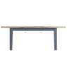 Heritage Editions Blue 1.8m Butterfly Extending Dining Table on a white background