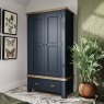 Heritage Editions Blue 2 Door Wardrobe lifestyle image