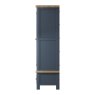 Heritage Editions Blue 2 Door Wardrobe on a white background