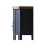 Heritage Editions Blue Corner TV Unit on a white background