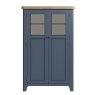 Heritage Editions Blue Drinks Cabinet on a white background