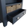 Heritage Editions Blue Large Bookcase on a white background