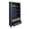 Heritage Editions Blue Large Bookcase on a white background