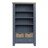 Heritage Editions Blue Large Bookcase on a white background