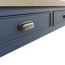 Heritage Editions Blue Large Coffee Table on a white background