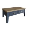 Heritage Editions Blue Large Coffee Table on a white background