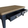 Heritage Editions Blue Large Coffee Table on a white background
