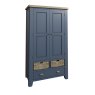 Heritage Editions Blue Large Larder Unit on a white background