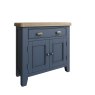Heritage Editions Blue 1 Drawer 2 Door Sideboard on a white background