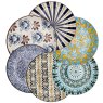 The Spanish Company Fountain Decor Plate Assorted Group Shot