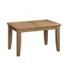 Manor Oak 1.5m Extending Dining Table on a white background