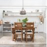 Manor Oak 1.5m Extending Cross Leg Dining Table