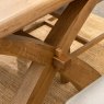 Manor Oak 1.5m Extending Cross Leg Dining Table
