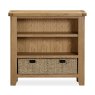 Manor Oak Small Bookcase on a white background