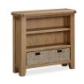 Manor Oak Small Bookcase on a white background