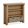 Manor Oak Small Bookcase on a white background
