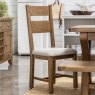 Manor Oak 2m Extending Crossed Leg Dining Table With 5 Ladder Back Chairs & Bench lifestyle image
