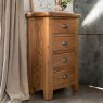 Manor Oak 5 Drawer Tall Chest lifestyle image