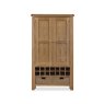 Manor Oak Large Larder Unit on a white background