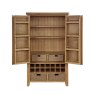 Manor Oak Large Larder Unit on a white background