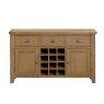 Manor Oak Wide Sideboard on a white background