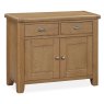 Manor Oak Narrow Sideboard on a white background