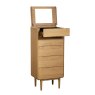 G Plan Winchester 5 Drawer Tall Chest With Mirror on a white background
