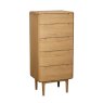 G Plan Winchester 5 Drawer Tall Chest With Mirror on a white background
