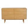 G Plan Winchester 6 Drawer Wide Chest on a white background