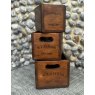 Norfolk & Co Norfolk & Co Large Vintage Aldiss Storage Crate