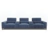 Home Cinema 3 Seater Console Sofa on a white background