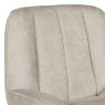 Como Accent Chair In Natural close up image on a white background