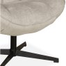 Como Accent Chair In Natural close up image on a white background
