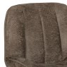 Como Accent Chair In Taupe close up image on a white background