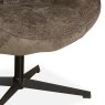 Como Accent Chair In Taupe close up image on a white background