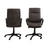 Breda Office Chair In Anthracite on a white background
