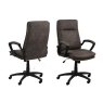 Breda Office Chair In Anthracite on a white background