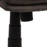 Breda Office Chair In Anthracite close up image on a white background